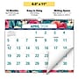 2026-2027 Excello Brands 8.5" x 11" Academic Monthly Wall Calendar, Teal Floral (NAY27-8511WC-17)~#|#~590DE01B-03E0-471A-B80DC2DA7E666614_sc7
