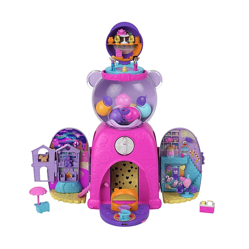 Mattel Polly Pocket Gumball Bear Playset (HJN90) image 1