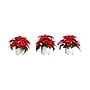 Nearly Natural 9-in Artificial Poinsettia Arrangements in White Ceramic Pots (P2040-S3)~#|#~5912CE3A-DD6F-4261-961632F94ACEF2E6_sc7