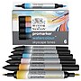 Winsor & Newton Promarker Dual-Tip Watercolor Alcohol Based Marker, Sky Tones, 6/Pack (WNX0290168)~#|#~59136E26-CEF1-4ABF-B0CE68752F447EC2_sc7