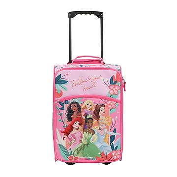 Bioworld 4-Piece Disney Princess Carry-On Luggage Set, Multicolor