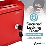 AdirOffice Wall Mountable Suggestion Drop Box, 9.75"W x 7"H x 3"D, Red (631-02-RED)~#|#~5913FE2F-AE55-4E86-9A6B3C66928C8601_sc7