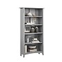Bush Furniture Salinas 63"H 5-Shelf Bookcase with Adjustable Shelves, Cape Cod Gray Laminated Wood (SAB132CG-03)~#|#~5915CB76-4C7D-4633-AB3D15D8D06A2191_sc7