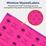 Avery Laser/Inkjet Rectangle Multipurpose Labels, 1" x 2.5", Neon Magenta, 1920/Box (94221)~#|#~59184F79-B2D5-433A-85D037DCEA446E38_sc7