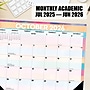 2026-2027 Willow Creek 22" x 17" Academic Monthly Desk Pad Calendar, Watercolor Stripe (64733)~#|#~591D0F83-B8AF-45B2-867129D741E14153_sc7