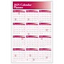 2025 ComplyRight Full Calendar Planner 36" x 24" Yearly Dry Erase Wall Calendar, Burgundy (J0056BU)~#|#~591EEE0E-25CD-4F41-A61F354E92C9A2AC_sc7