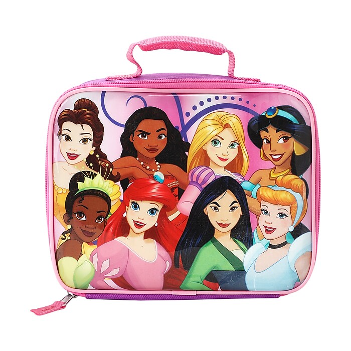 Bioworld Kids Disney Princess Insulated Lunch Bag, Multicolored