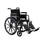 Medline Guardian K4 Lightweight Manual Wheelchair. 18" Seat Width, Desk-Length Arms, Black (K4186N34E)~#|#~5927B66D-8D46-4736-9FA8B783A157866F_sc7