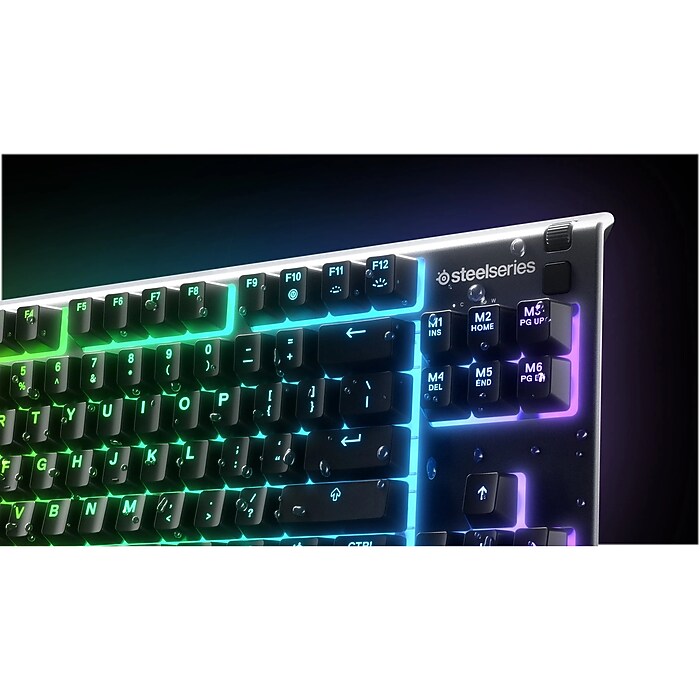 SteelSeries Apex 3 TKL Gaming Keyboard with RGB Lighting, Black
