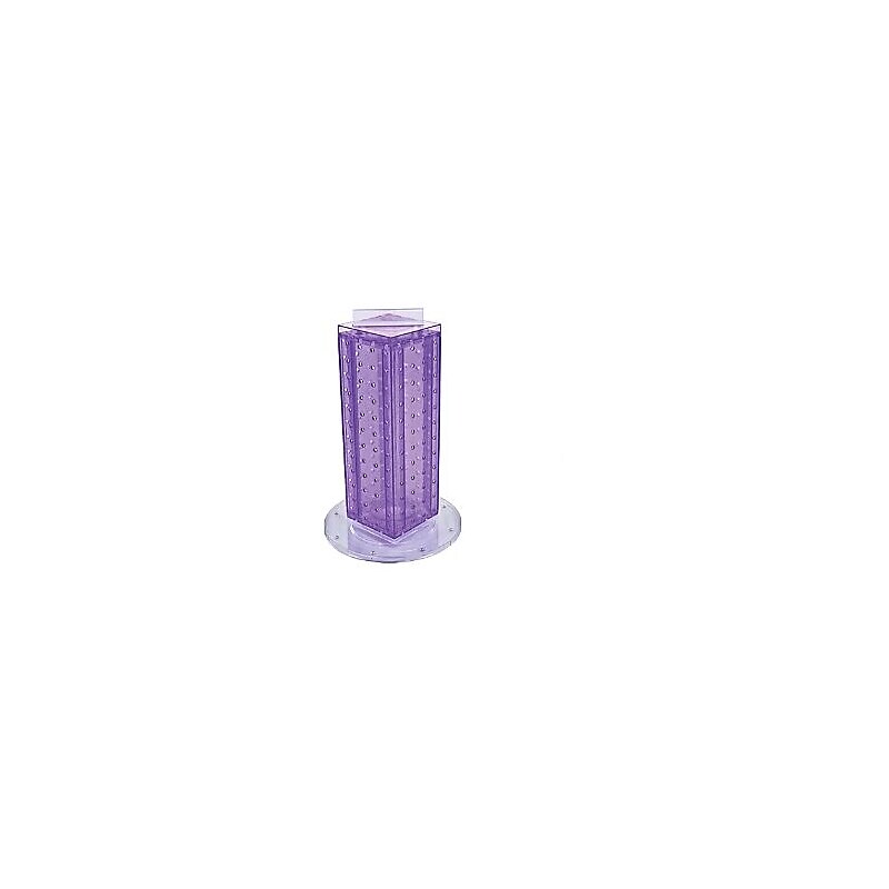 Azar Displays 13" x 4" Pegboard Counter Gift Card Holder, Purple (700229-PUR) image 1