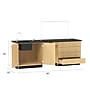 Diversified Woodcrafts 96"W Instructor's Desk, Wood (1116K-L)~#|#~592D230E-DCB9-4164-A3FA64093A8B35E3_sc7