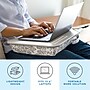 LapGear Designer 17.75" x 13.75" Lap Desk, Gray Damask (45424)~#|#~59302B0A-D0DE-48A3-92C77F1E6616DCEE_sc7