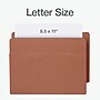 Pendaflex File Pocket, 3 1/2" Expansion, Letter Size, Brown/Red, 10/Box (1007024)~#|#~59314EEF-90E5-4AD8-A0BE3D8BB2E52389_sc7