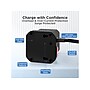 Uncaged Ergonomics Cube 4-Outlet 4-USB Port Surge Protector, 10', Black (WC-10-b)~#|#~5933E02F-8D49-45DD-8D97C5BCEBC3EECA_sc7