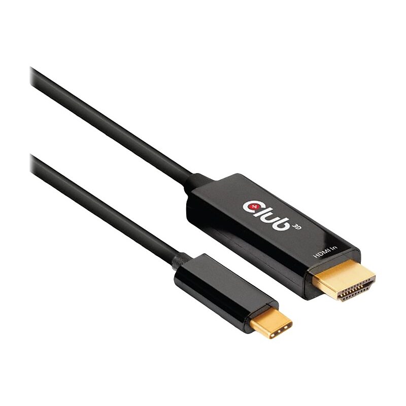 Club 3D 6' Display Port Audio/Video Monitor Cable, Black (CAC-1334) image 1
