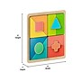 Flash Furniture Bright Beginnings Geometric Shape Building STEM Puzzle Board (MK-MK00606-GG)~#|#~593B5A82-FBEF-493D-A05B751AD1773F40_sc7