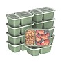 bentgo Prep Glitter Garden Snack Containers, Basil Glitter, 8 oz., 10/Pack (BGPRSNK-BL)~#|#~5942F85F-0B30-4472-8EB28A05ECC4E1AE_sc7