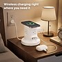 Uncaged Ergonomics USB-C Wireless 6 ft. Retractable Power Strip with 15W Wireless Charger, 4-Outlet, White (WRPS-2-White)~#|#~59437A24-0C37-4D91-8A3EB209E8A39351_sc7