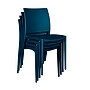 Regency Niche Terrace 5-Piece Square Dining Set, 31.5"D x 31.5"W, Coastal Navy (TOB3131NV41NV)~#|#~5944CCE7-2E52-4306-85D994124D103588_sc7