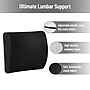 Mind Reader Memory Foam Lumbar Support Pillow with Air-Cloud Technology, Black (BACKSAM-BLK)~#|#~59463BB8-11AE-4A35-B263A9173413868C_sc7