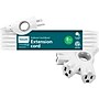 Philips EZ Grip 8' Indoor/Outdoor Extension Cord, 3-Outlet, 16 AWG, White (SPC3183EZT1/37)~#|#~5947013A-DCB5-4B5E-A4686B366E5691A6_sc7