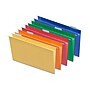 Staples Heavy Duty Reinforced Hanging File Folders, 1/5-Cut Tab, Legal Size, Assorted Colors, 25/Box (ST18657-CC)~#|#~5949574E-A7EC-43C3-AC84EC57B724293C_sc7