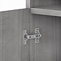Bush Business Furniture Studio C 5 Shelf Bookcase with Doors, Platinum Gray (STC015PG)~#|#~594B7E23-0EFE-4C5B-BB641277FAACE14C_sc7