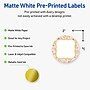 Avery Circle Multipurpose Labels, 2" Dia., White, 120/Pack (19479370481)~#|#~594F43B3-47C9-45FD-89CC5A1A8D192471_sc7
