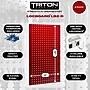 Triton Products LocBoard 24" x 42" x 9/16" Steel Square Hole Pegboards, 2/Set (LB2-R)~#|#~5952CDA0-DC72-4B59-85DFA231F02ED658_sc7