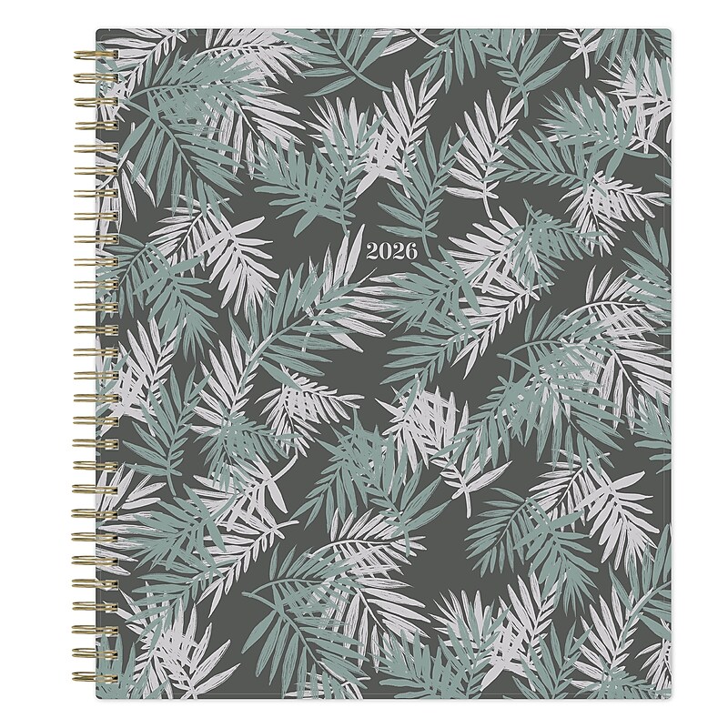 2026 Blue Sky Lolani Green 10" x 8" Monthly Personal Organizer, Plastic Cover (158016) image 1