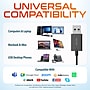Delton 10E Stereo USB In-Ear Computer Headset with Microphone, Black (DWH10E)~#|#~59580175-0C23-4BE4-BDE527C2CFC587ED_sc7