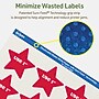 Avery Dissolvable Burst Multipurpose Labels, 2-1/4" x 2-3/8", Off-white, 60/Pack (94611)~#|#~5958F719-6010-46F3-9C8E3975A60FFD71_sc7