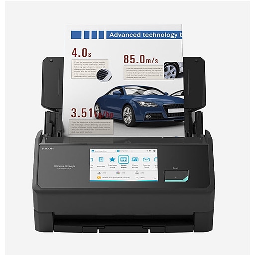 Ricoh ScanSnap iX2500 Wireless Duplex Document Scanner, Black