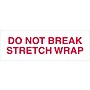 Tape Logic "Do Not Break Stretch Wrap" Security Tape, 2" x 110 yds., Red/White, 6/Carton (T902P086PK)~#|#~595E1ED7-A7C3-4E72-B9A6987E718519D2_sc7
