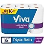 Viva Choose-A-Sheet Multi-Surface Cloth Paper Towels, 2-Ply, 165 Sheets/Roll, 6 Rolls/Pack (53663)~#|#~596FC3F9-2598-4FB0-BB63F3AB41B75244_sc7