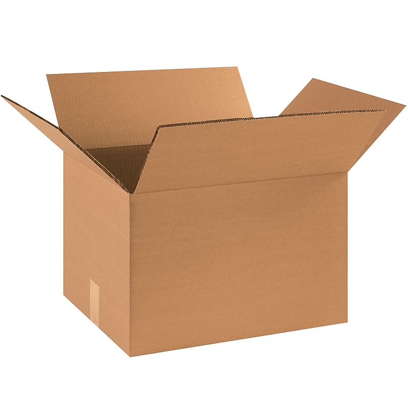 14" x 10" x 8" Heavy Duty Shipping Boxes, 48 ECT, 15/Bundle (HD14108DW) image 1