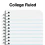Staples® Memo Books, 3" x 5", College Ruled, Assorted Colors, 75 Sheets/Pad, 5 Pads/Pack (TR11493)~#|#~59721935-2DAF-4C16-A2E1CD086240437C_sc7