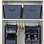 Household Essentials Medium Folding Fabric Storage Bin, 10" x 14"x 12", 29.09 Qt., Blue, 2/Pack (HE1069)~#|#~5972EBC0-05E8-43FD-98E0153F89E2AF33_sc7