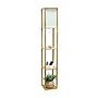 Creekwood Home Classix 62.5" Wood Floor Lamp with Rectangular Shade, Tan (CWF-3007-TN-LB)~#|#~5972F815-F4CA-4202-B0A6B71DC8F8D17A_sc7