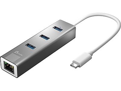 j5create 3-Port USB Type-C Hub, Space Gray (JCH474)