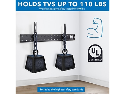 Mount-It Heavy-Duty Tilt TV Wall Mount - Thumbnail 4