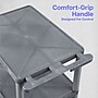Luxor ENDURA 3-Shelf Utility Cart, Gray (HE34-G)~#|#~5976898A-EA24-46C3-B4BEF1BE359C61DF_sc7