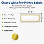 Avery Rectangle Laser/Inkjet Multipurpose Labels, 1" x 2-5/8", White, 160/Pack (19479371056)~#|#~59789BD3-34A6-40C8-AB2F0D12E6BA99EB_sc7