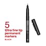 Staples Duramark Permanent Marker, Ultra Fine Tip, Black, 5/Pack (ST62952)~#|#~597E1814-A5B7-4E00-B8DFA96B0D168007_sc7
