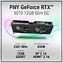 PNY GeForce RTX 5070 NVIDIA PCI EXPRESS 5.0 12GB GDDR7 Gaming Graphics Card, 2325Mhz Core, 28Gbps, Black (VCG507012DFSXPB1-O)~#|#~5985ABF3-879B-4F36-A4101B8323E676A5_sc7