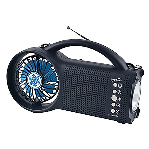 Supersonic Wireless Bluetooth Portable Solar-Powered Speaker