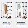 Whitmor 68" x 45.37" Portable Closet, Silver (67793044)~#|#~598ECD3D-B424-4A6C-BEF837B668AB91D3_sc7