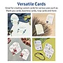 Avery Arched Integrated Cards, Matte White, 30/Pack (19479399676)~#|#~59919FDA-57FB-4E1C-90C2CEB8A5EAAA33_sc7