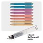 U Brands Retractable Ballpoint Pen, Medium Point, 0.7mm, Black Ink, 8/Pack (7168U01-24)~#|#~5997C864-D98D-4511-930272337294416A_sc7