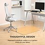Anji Mountain Standard Bamboo Carpet & Hard Floor Chair Mat with Lip, 36" x 48", Natural (AMB24003)~#|#~59998B56-5488-4A1F-BA77C952E4205BEF_sc7